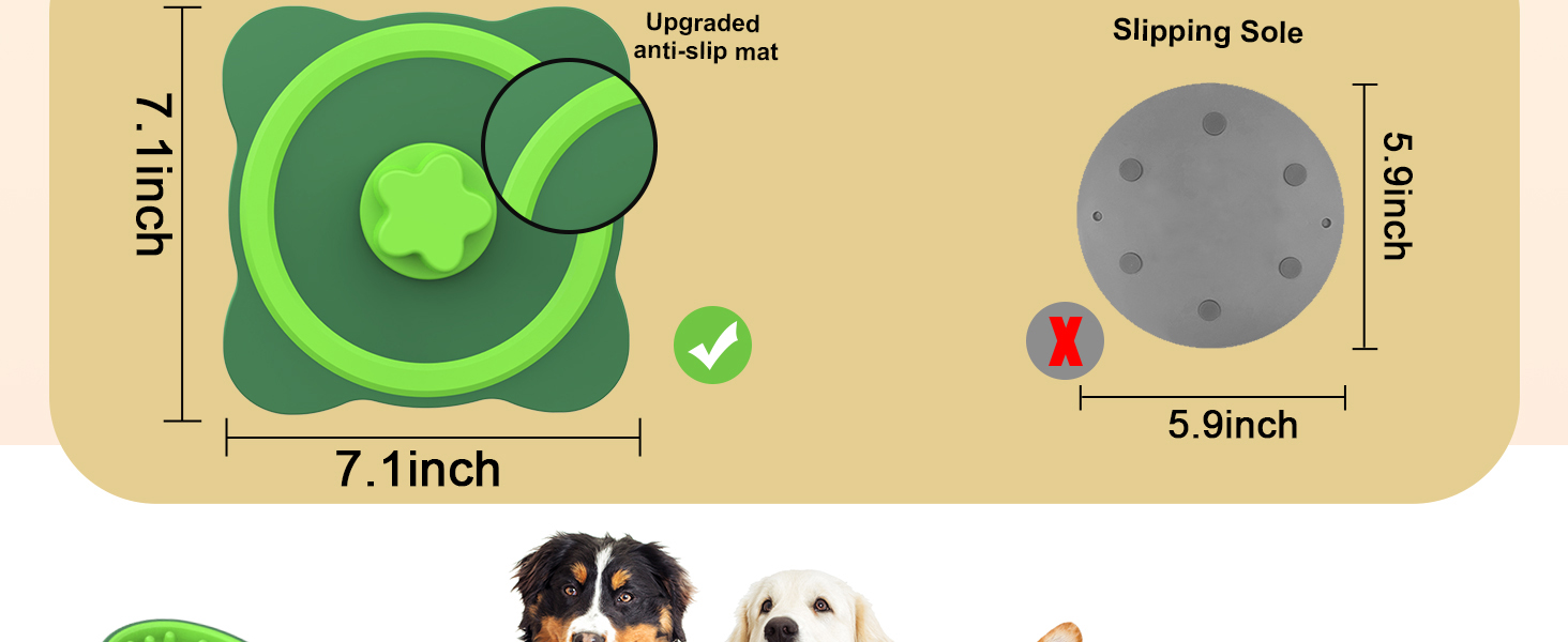 HOPET 2024 New Licking Mat for Dogs Crate, Interactive