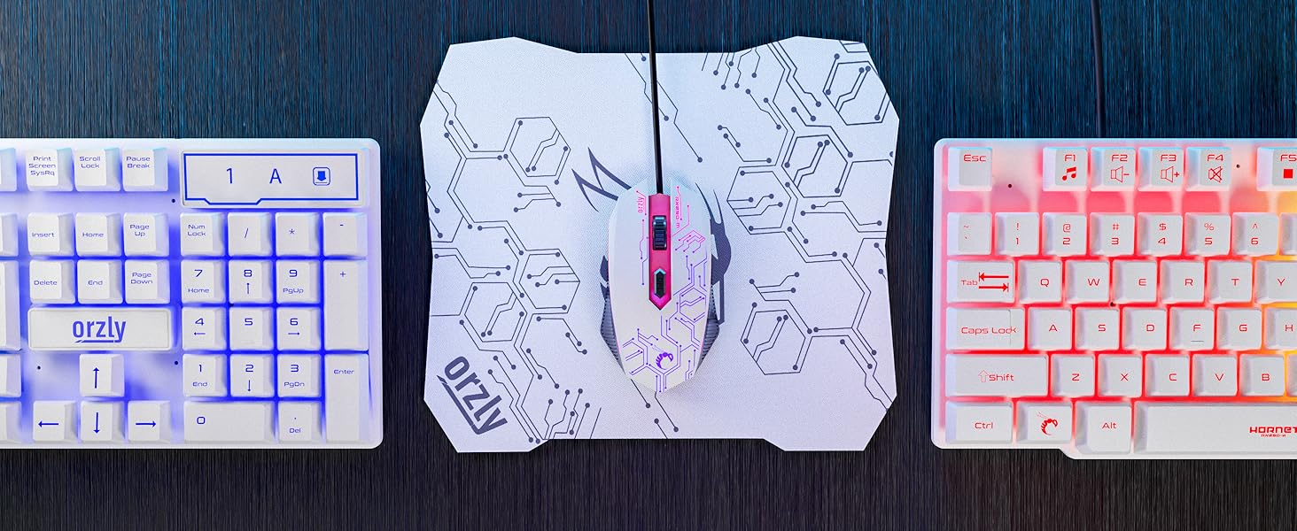Gaming keyboard and mouse bundle for PS5 Xbox & PC