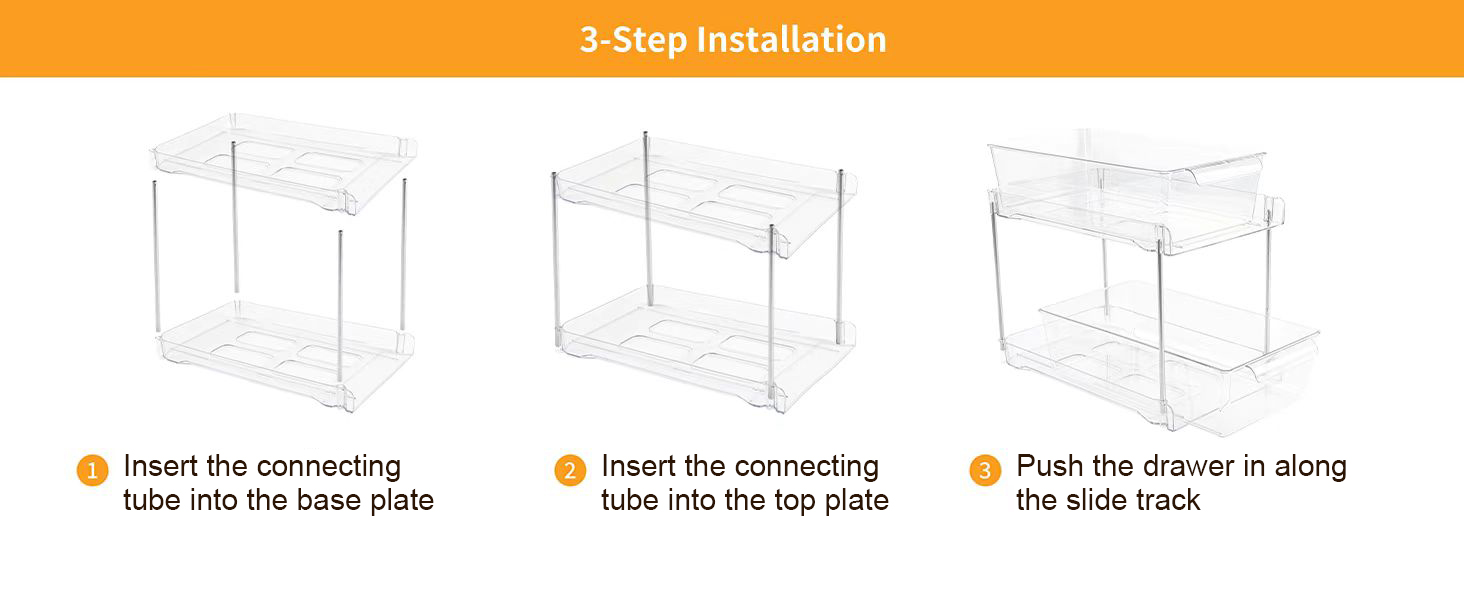 Zero Zoo Bathroom Organizers and Storage is Easy to Assemable