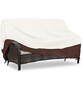 Sobana Outdoor Couch Cover, 3-Seater Patio Sofa Covers Fits up to 79" W x 38" D x 35" H, Waterpro...