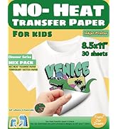 TransOurDream NO Heat Transfer Paper & Temporary Tattoo Paper (27+3 Sheets, 8.5x11