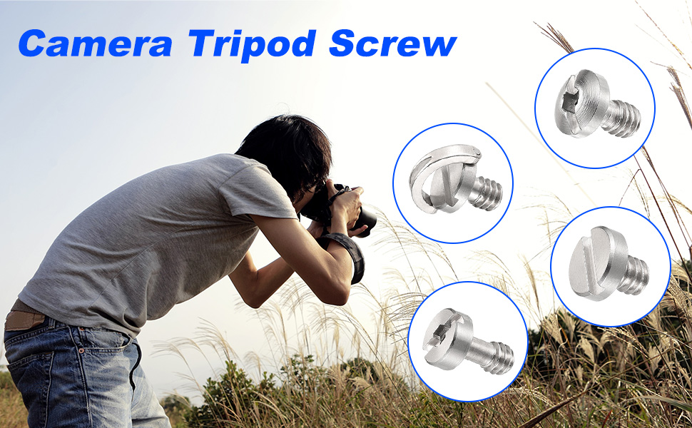 sourcing map Camera Tripod Screw 1/4" Male Mounting Screw Adapters