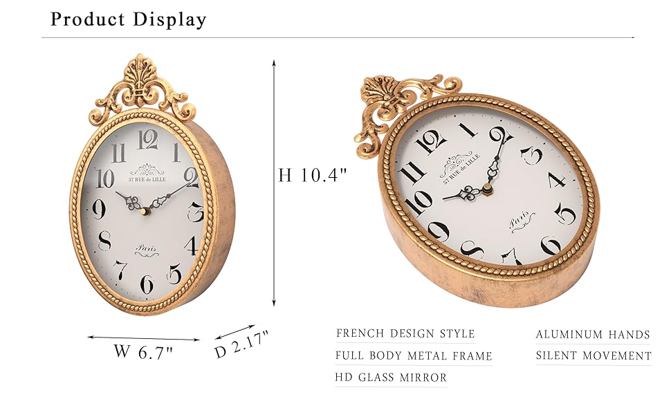 法式椭圆金色A+细节