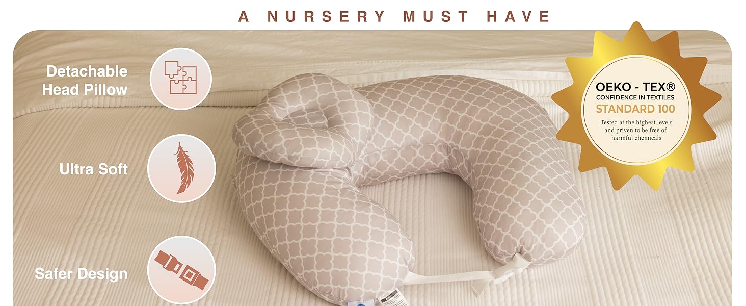 Pharmedoc Nursing Pillow for Breastfeeding Breast Feeding