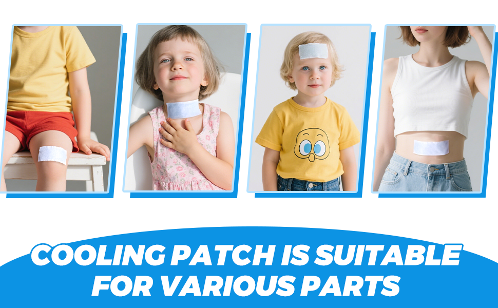 COOLING PATCH IS SUITABLE FOR VARIOUS PARTS