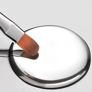 Silver Painted Nail Polish