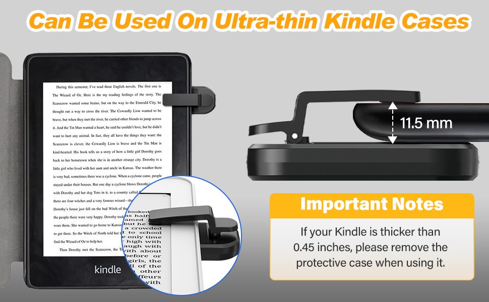 Lomfcx Page Turner for Kindle Paperwhite,Remote Control Page Turner for Kindle Oasis
