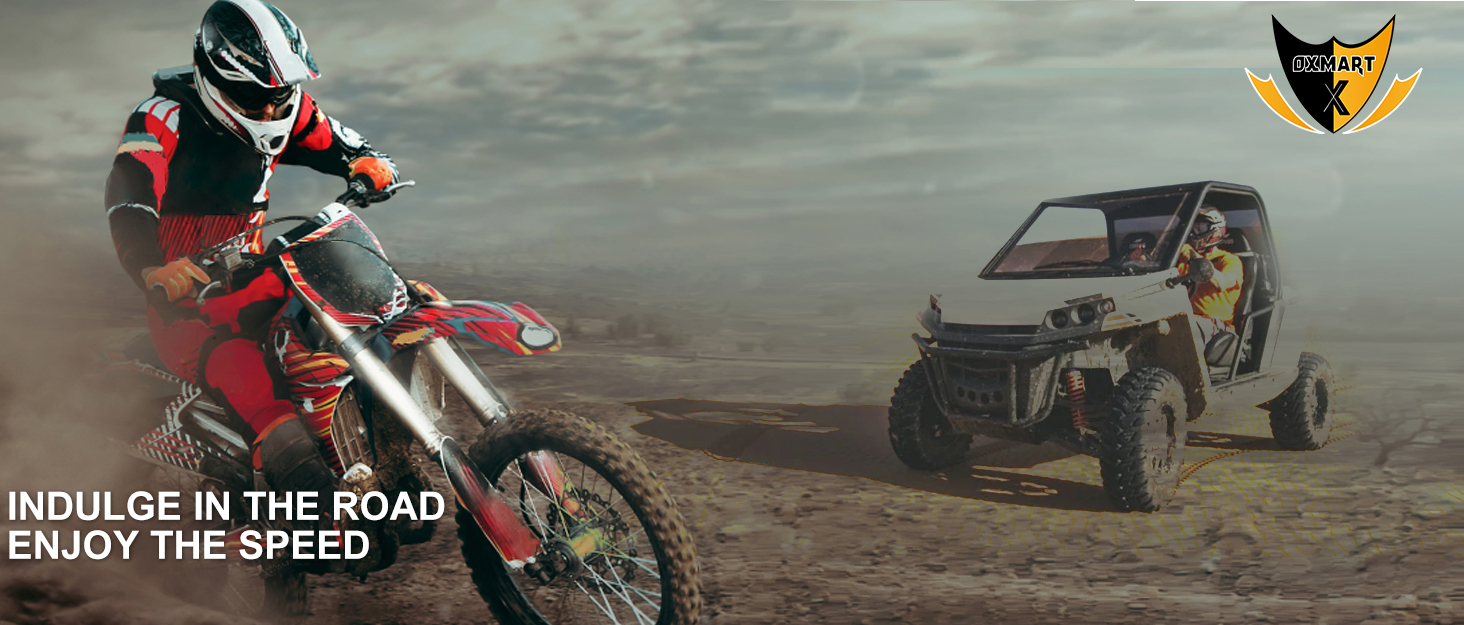 OXMART Motorcycle Handlebars 7/8" 22mm, Adjustable 21" to