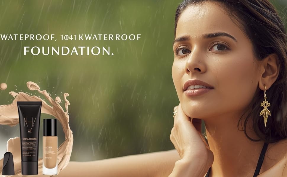 HD high coverage oil free waterproof foundation