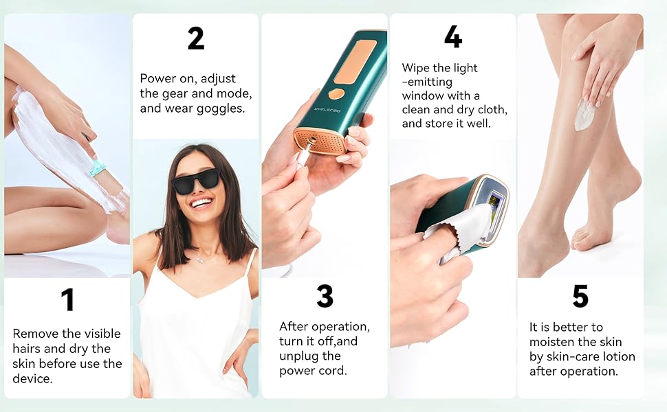 IPL laser hair removal