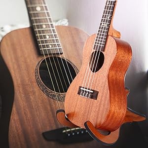 Amazon | XSAJU ウクレレスタンド 木製 X型 折り畳み式 楽器