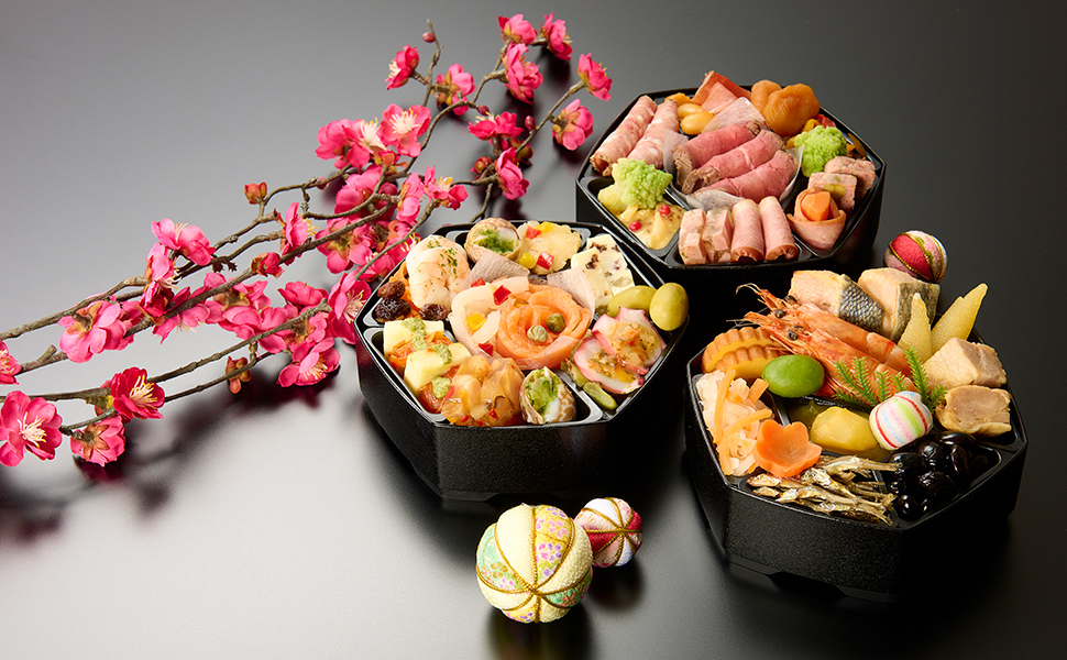 寿桂作　華結　三段飾り 花器 竹籠 塩月寿籃作