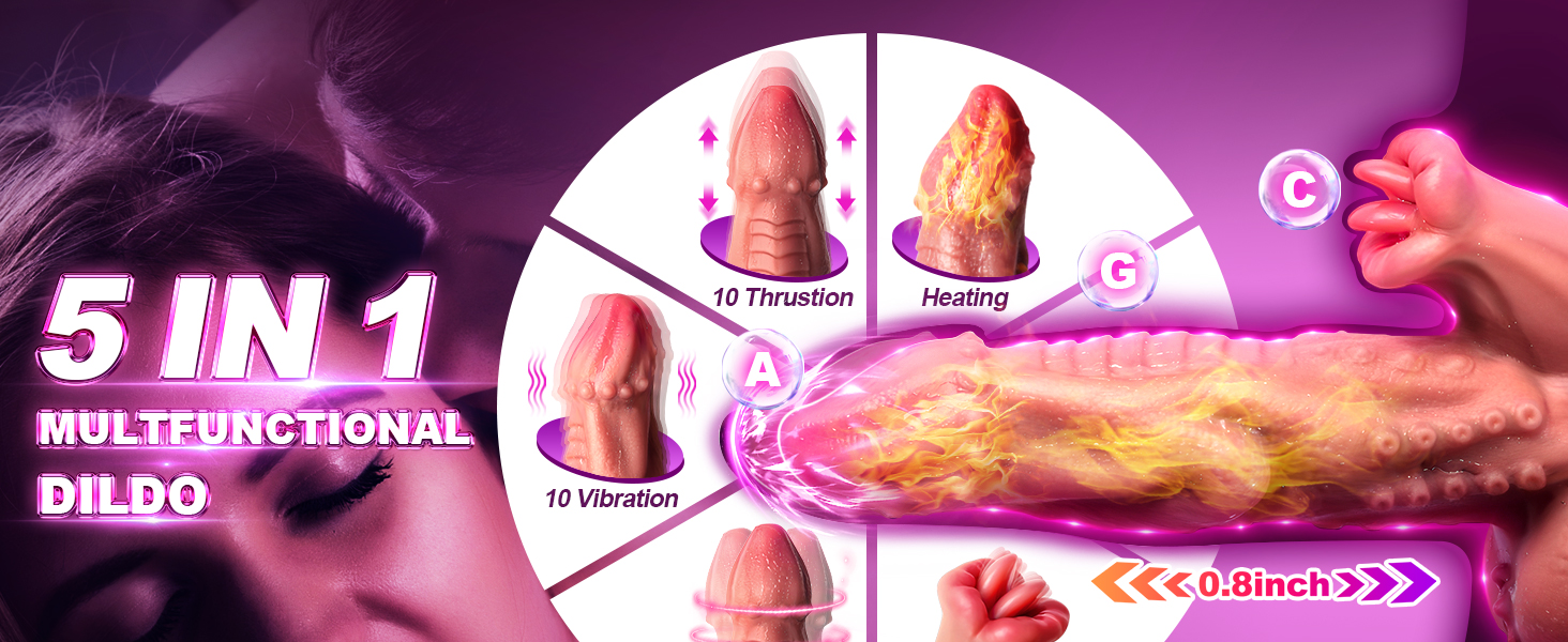 5in1 Multifunctional Dildo