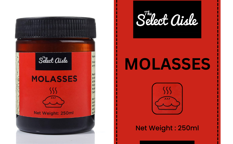The Select Aisle Molasses 250ml [Treacle Cane Syrup Sugar Cane essence Gingerbread