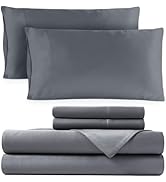 Hotel Sheets Direct 100% Viscose Derived from Bamboo Sheets with 2 Extra Pillowcases - Cooling Lu...