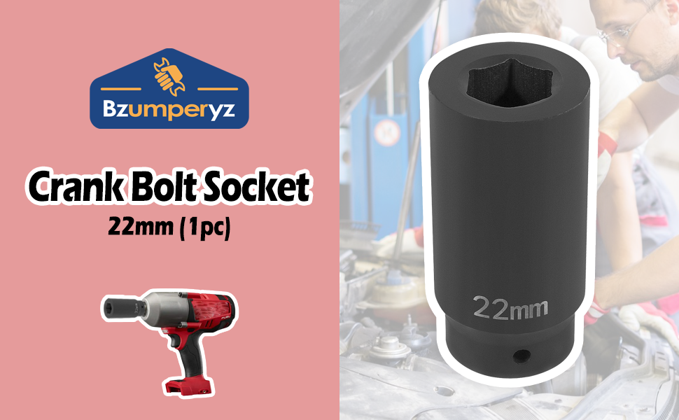 22mm Harmonic Balancer Socket Impact Socket Crank Bolt