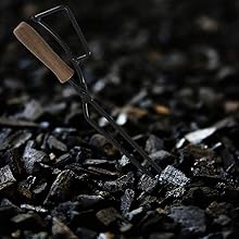 Amazon.co.jp: ZXCP Fireplace Tongs/バーベキュー 炭ばさみ 薪