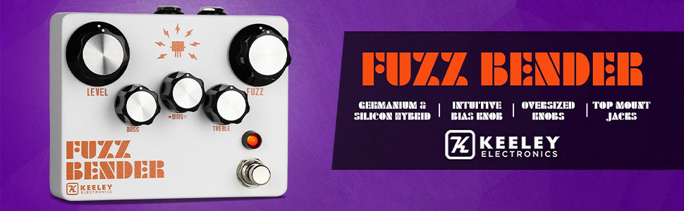 Amazon.com: Keeley Fuzz Bender, White (KFBender)