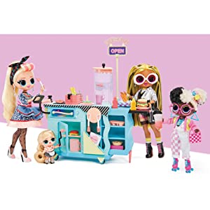 LOL Surprise OMG To-Go Dinner Playset with 45+ Surprises