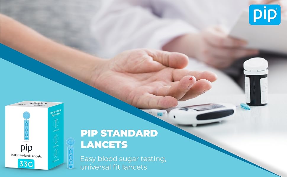 Pip Lancing Device with Ejector Health & Household