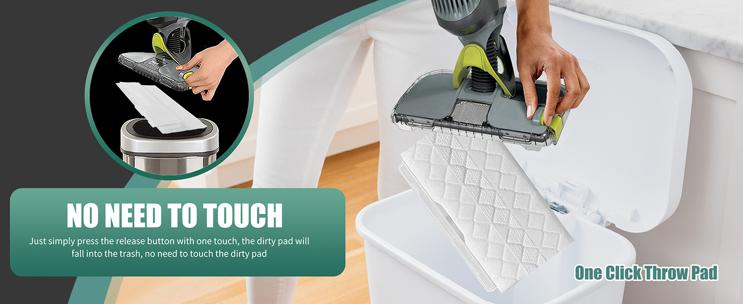 EGR Vacmop Pads Refills for Shark, Disposable Vacmop