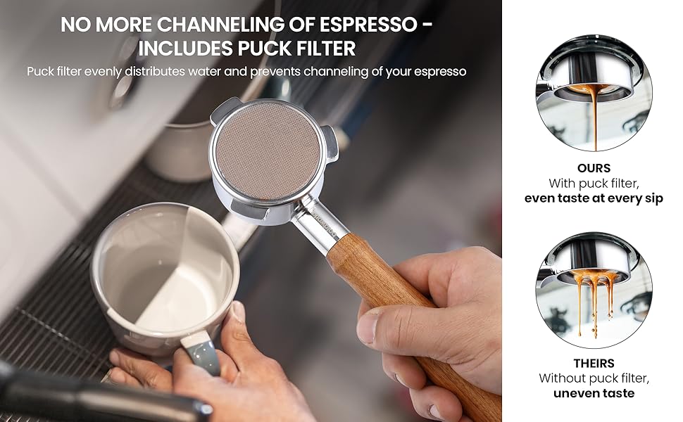 54mm Bottomless Portafilter 54mm Breville Compatible 54mm