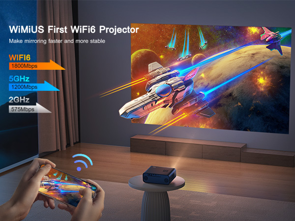 WiFi projector