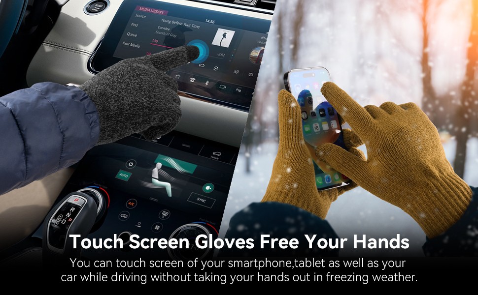 touchscreen gloves for men and women