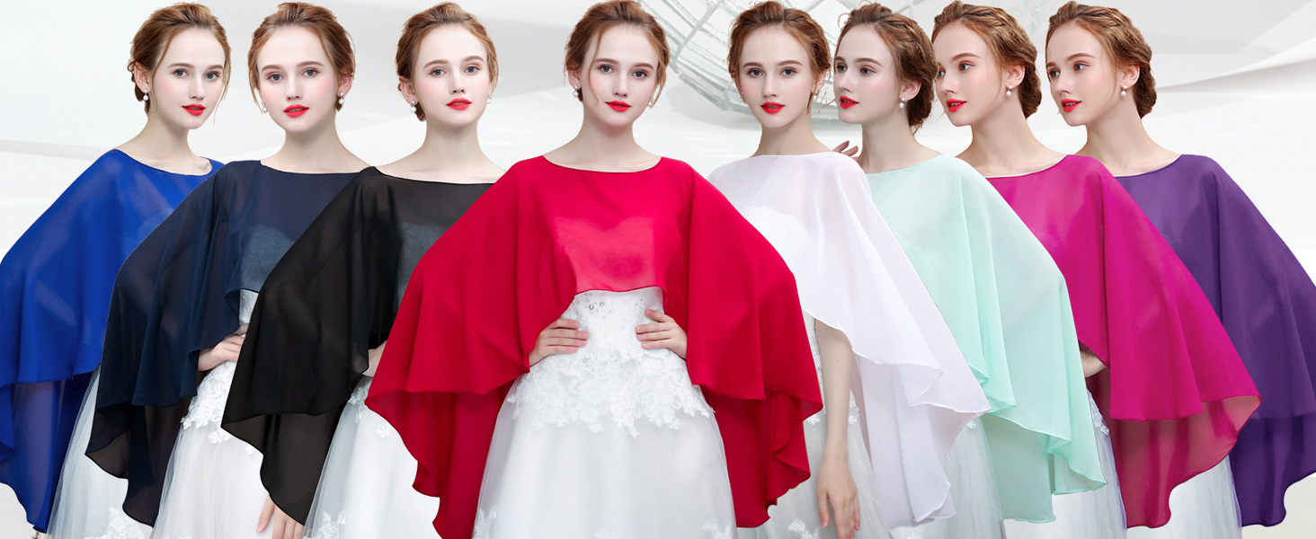 Transparenter Umhang für Frauen