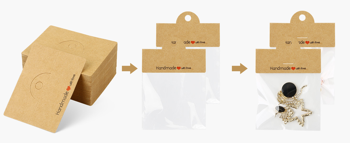 200 Pcs Bracelet Packaging Bags
