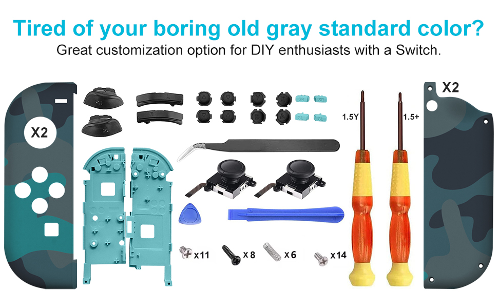 Joycon Joystick Replacement 2 Pack, Joycon Controller