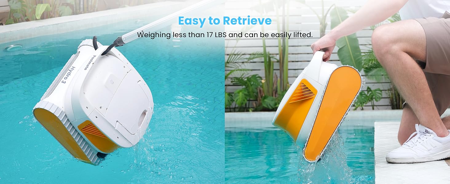 Cordless Pool Vacuum for Inground/upground Pool