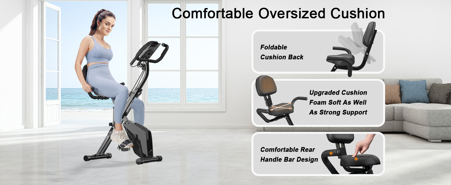 exercise bike foldable