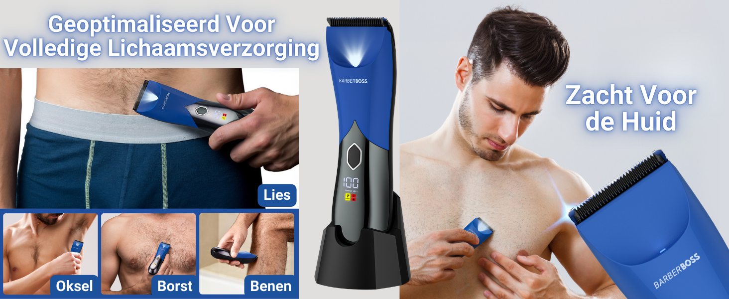 Geavanceerde bodytrimmer voor mannen