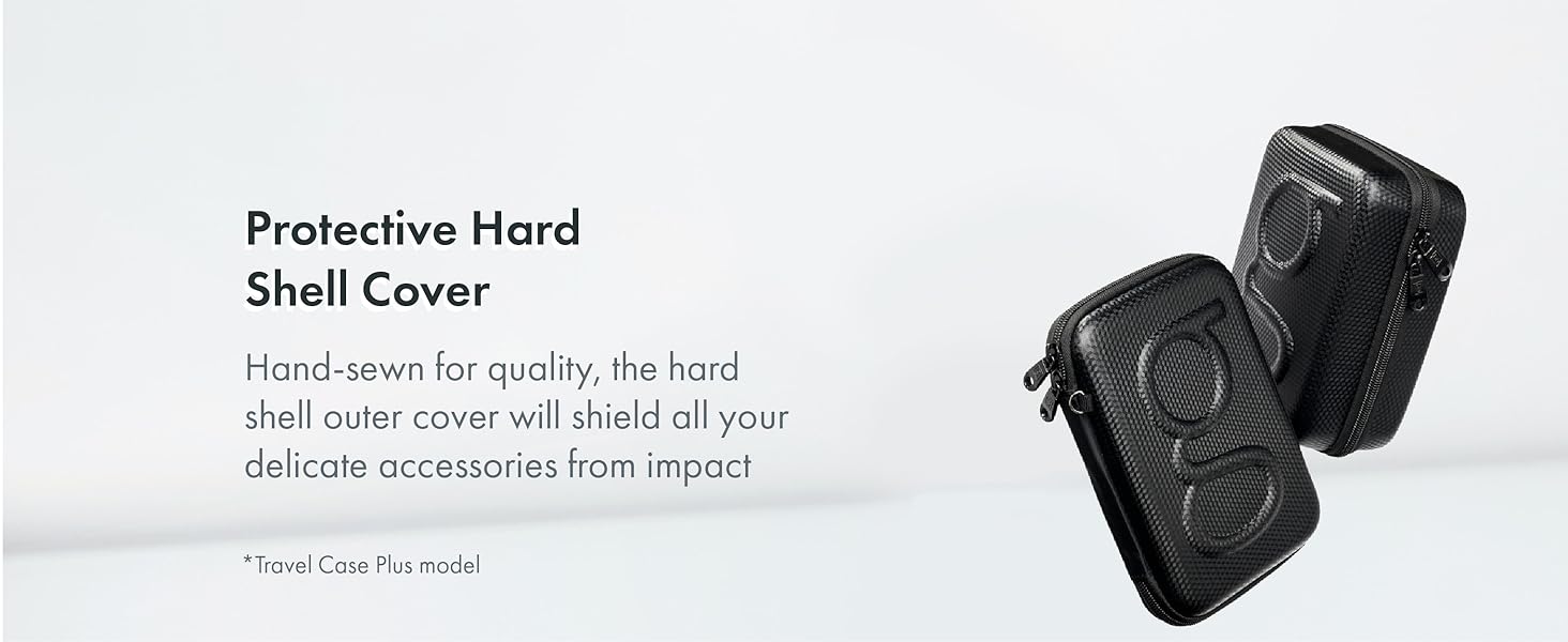 Protective hard shell cover hand sewn for quality the hard shell outer cover will shield all things