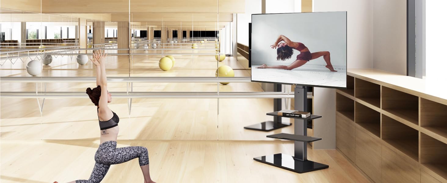 Floor TV Stand for Gym