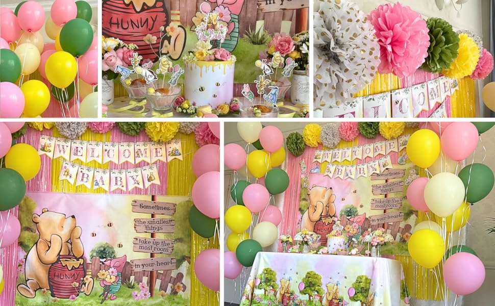 Winnie Baby Shower Decorations