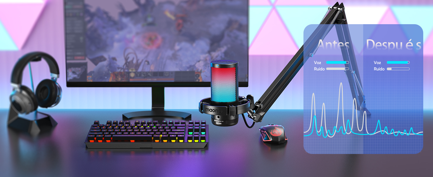 MICROFONO USB PARA GAMER