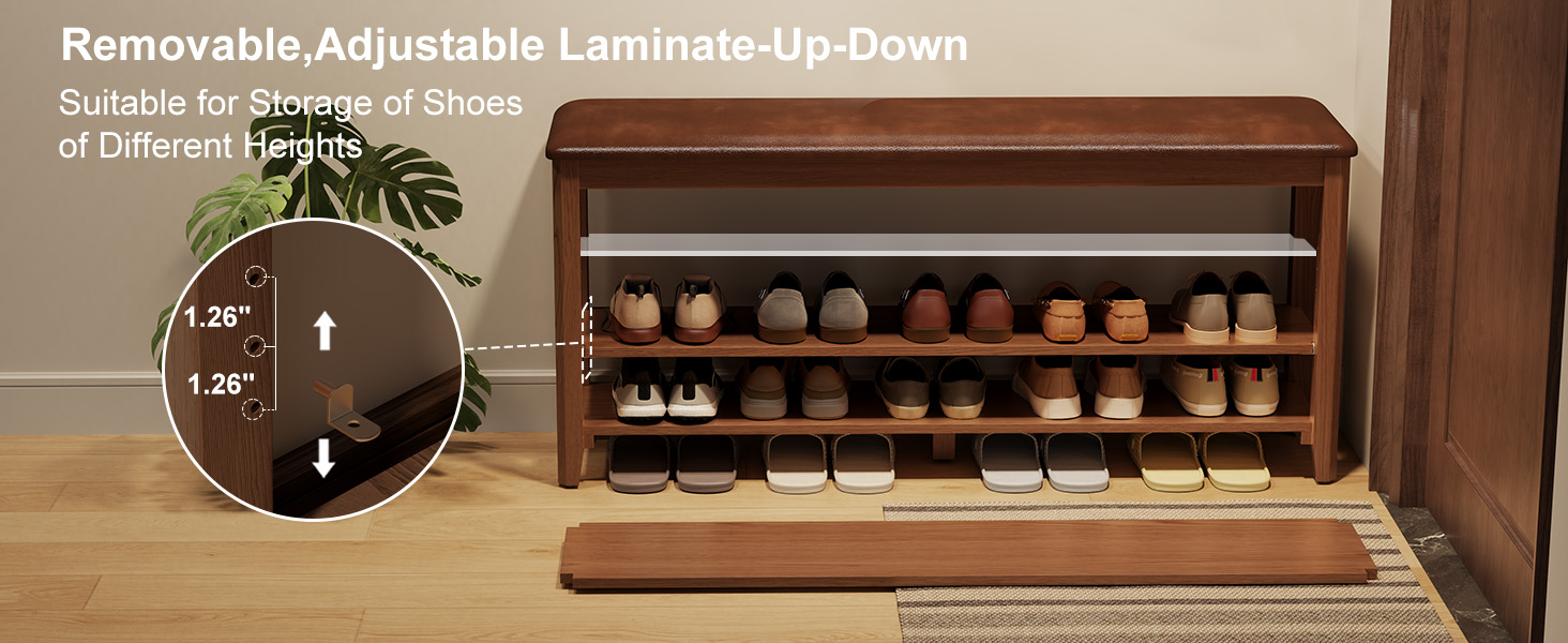 shoe rack for front door entrance