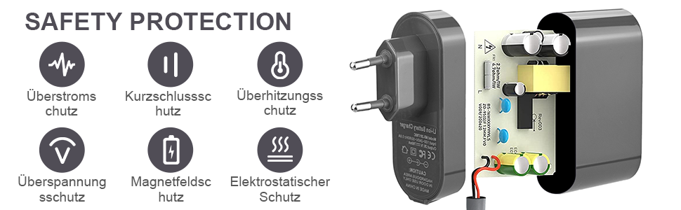 ladegerät für Dyson V6 V7 V8