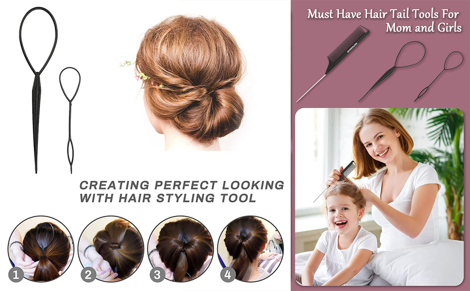 Ponytail hair tools