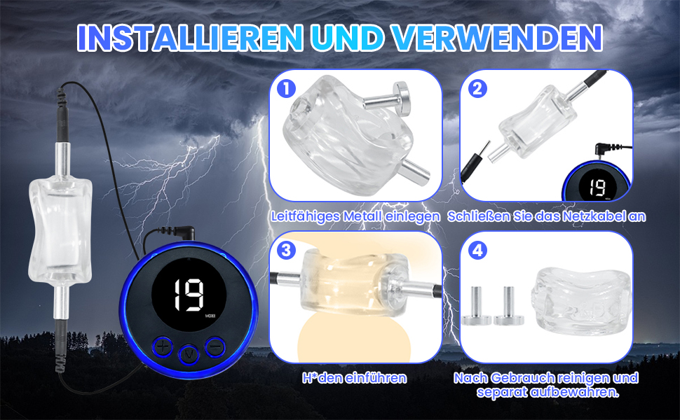 elektrostimulation massage elektrische masturbation penisvergrößerung cockring sm