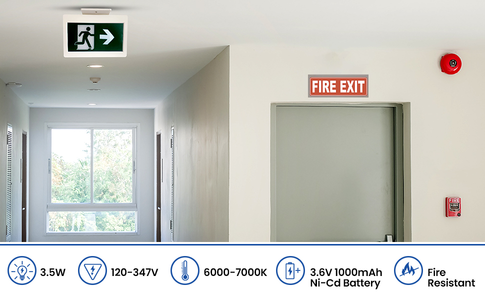 Running Man Exit Sign
