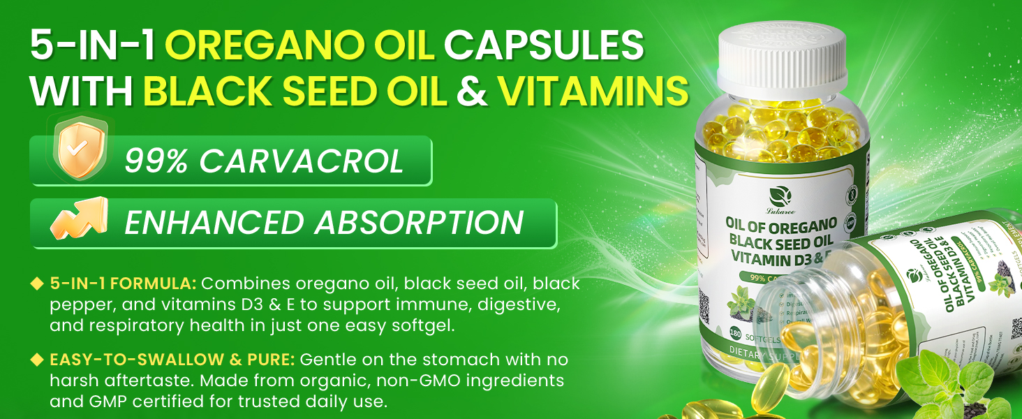 oil of oregano with black seed oil