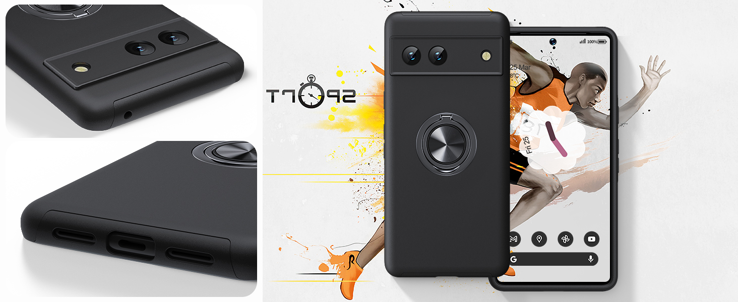 JAME for Pixel 6a Case, Slim Soft Bumper Case for Pixel 6a