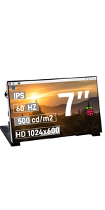 専用画面 Amazon.co.jp: GeeekPi 7インチ 1024x600 IPS LCD モニター (非