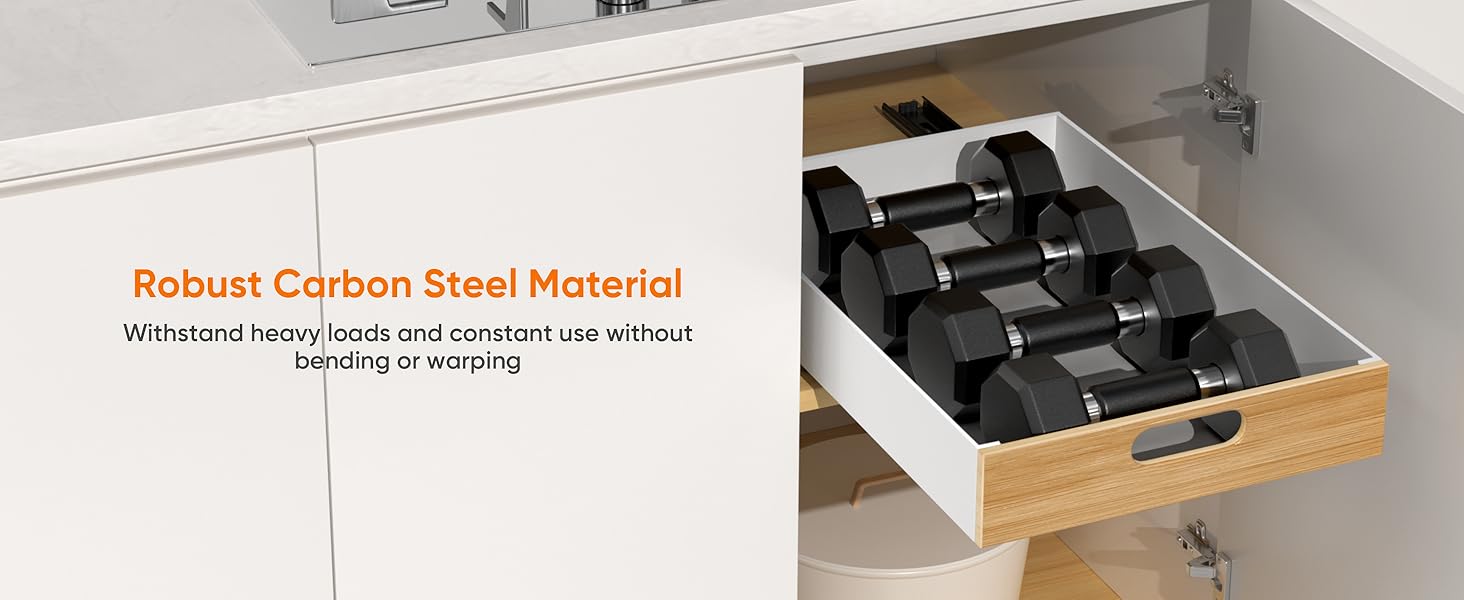 POKIPO 21" Deep Pull Out Drawer for Metal Slide