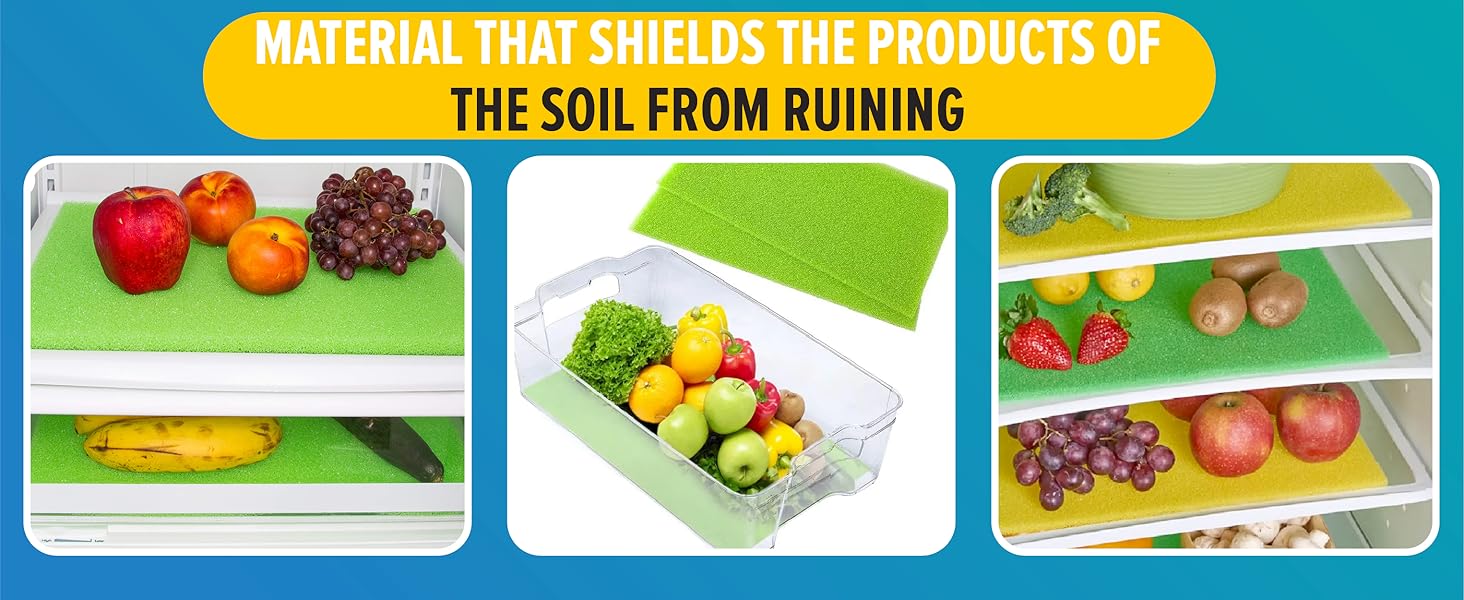Fridge Liner Mat Kitchen Salad Drawer Fridge Fresh Food Saver Anti