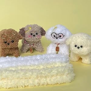モールドール　ふわふわ　犬　ブルー　ラスト1点 2361153244.jpg?1725165433