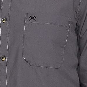 Embroidered Brand Signature on Pocket at Chest